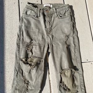 Laura’s Boutique High Waisted Distressed Jeans